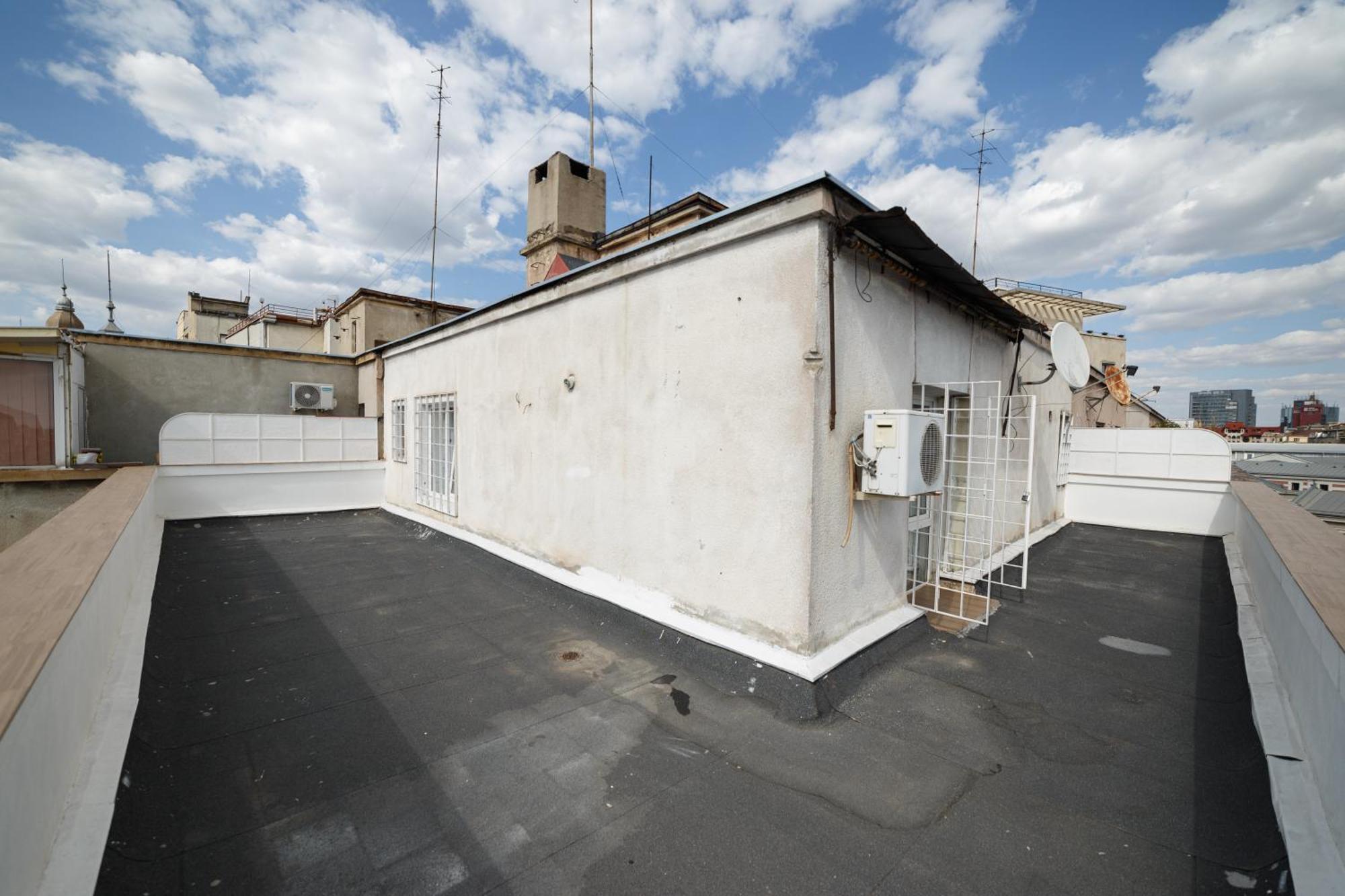 Rooftop Apartment Street Doamnei Bukarest Kültér fotó