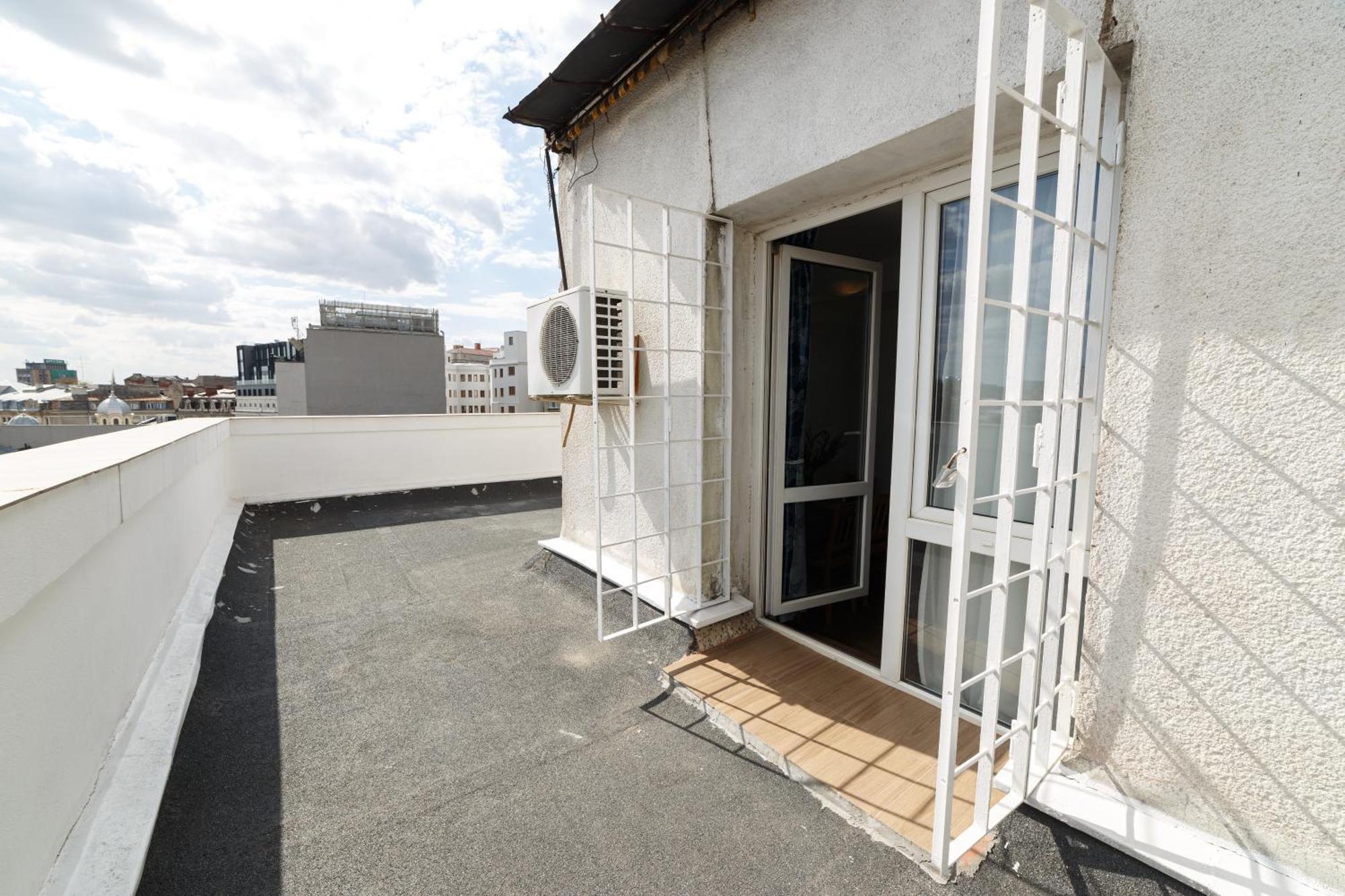 Rooftop Apartment Street Doamnei Bukarest Kültér fotó